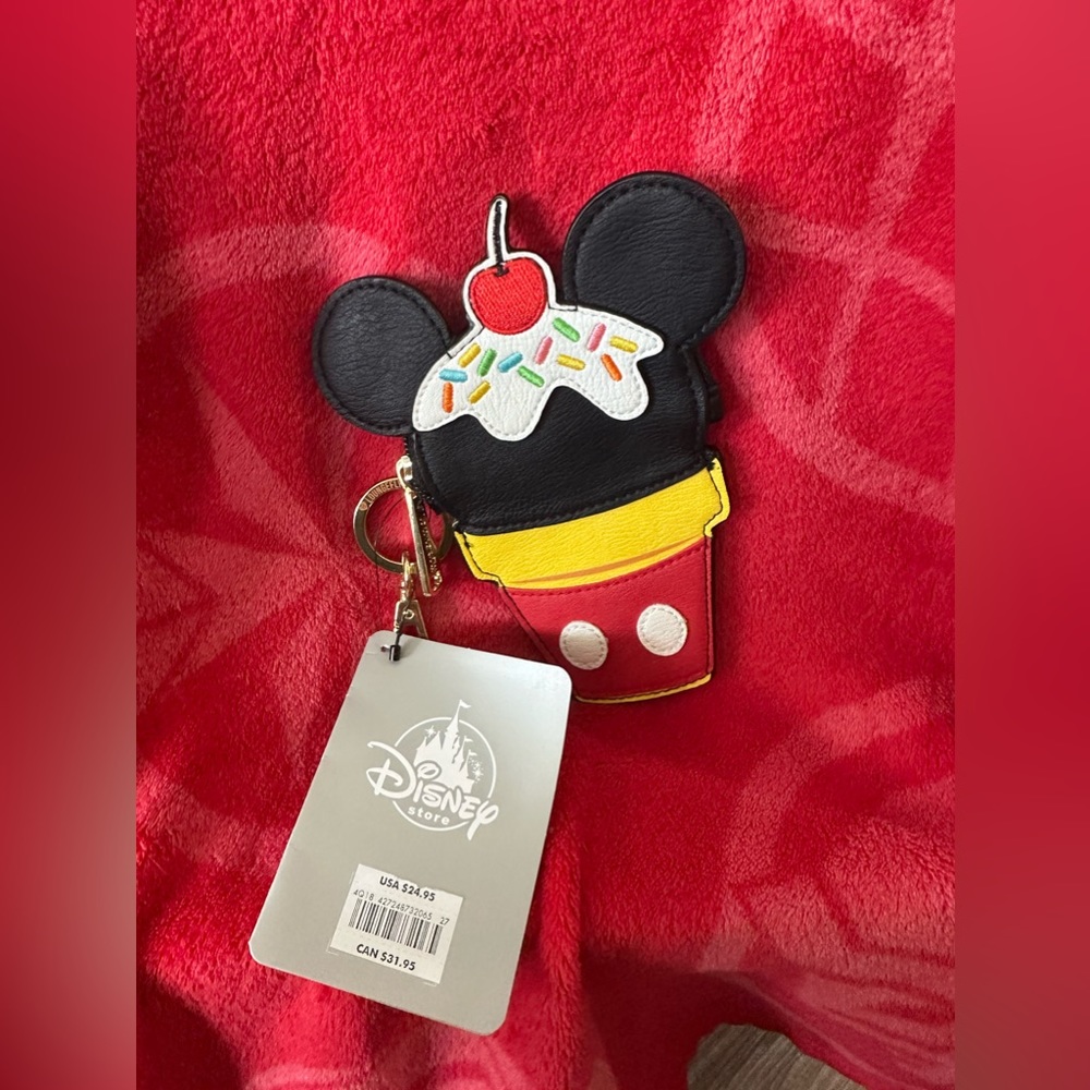 Disney Mickey Mouse Loungefly Ice Cream Coin Purse
